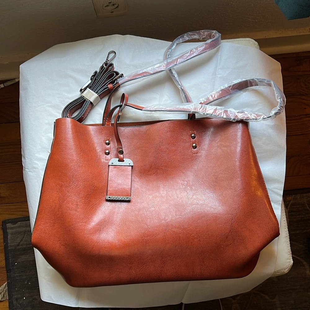 NWOT Alarion double handle satchel handbag